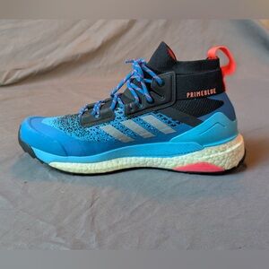 Blue and Black Athletic Sneakers